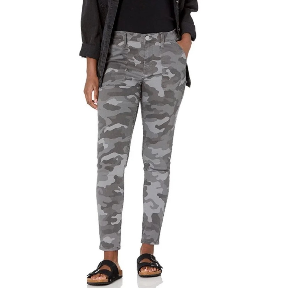 Seven7 Women's Soft Vintage Utility Skinny Twill Ankle Pants